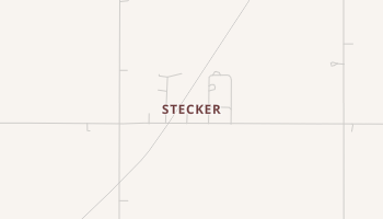 Stecker, Oklahoma map