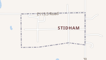Stidham, Oklahoma map