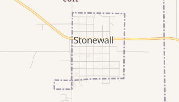 Stonewall, Oklahoma map