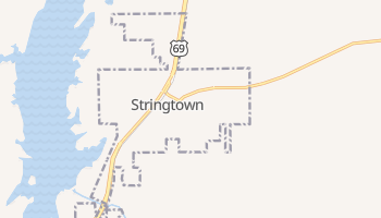 Stringtown, Oklahoma map