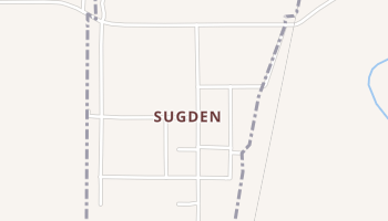 Sugden, Oklahoma map