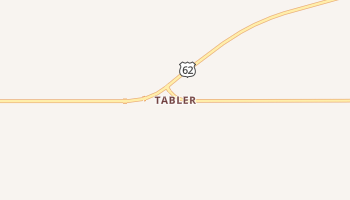 Tabler, Oklahoma map