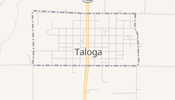 Taloga, Oklahoma map