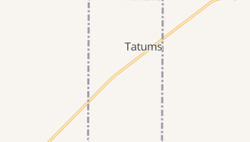 Tatums, Oklahoma map