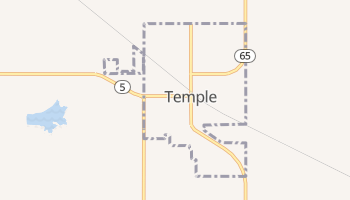 Temple, Oklahoma map