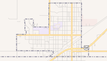 Texhoma, Oklahoma map