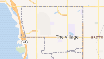 The Village, Oklahoma map