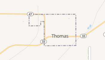 Thomas, Oklahoma map