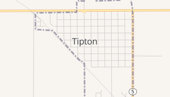 Tipton, Oklahoma map