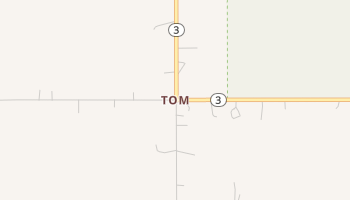Tom, Oklahoma map