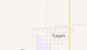 Turpin, Oklahoma map