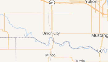 Union City, Oklahoma map