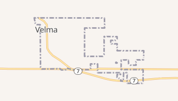 Velma, Oklahoma map