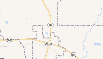 Vian, Oklahoma map