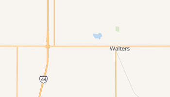 Walters, Oklahoma map