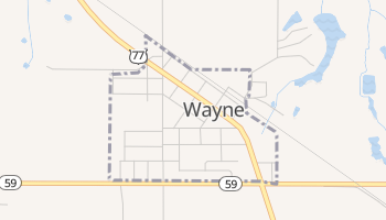 Wayne, Oklahoma map