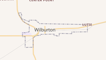 Wilburton, Oklahoma map