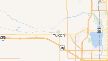 Yukon, Oklahoma map