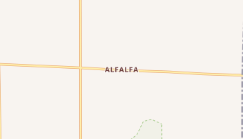 Alfalfa, Oregon map