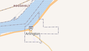 Arlington, Oregon map