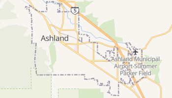 Ashland, Oregon map