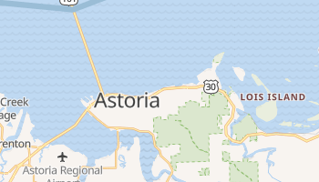 Astoria, Oregon map
