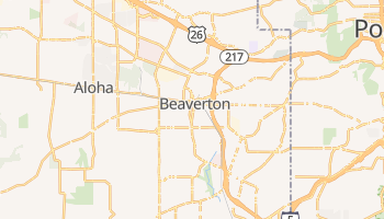 Beaverton, Oregon map