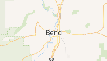 Bend, Oregon map