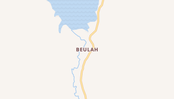 Beulah, Oregon map