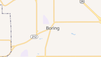 Boring, Oregon map