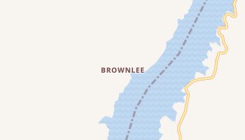 Brownlee, Oregon map