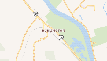 Burlington, Oregon map