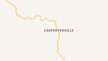 Carpenterville, Oregon map