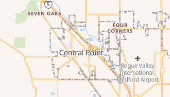 Central Point, Oregon map