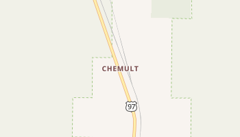 Chemult, Oregon map