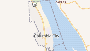 Columbia City, Oregon map