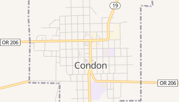 Condon, Oregon map