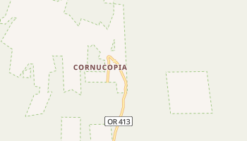 Cornucopia, Oregon map