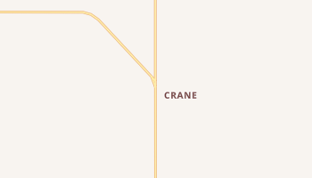 Crane, Oregon map