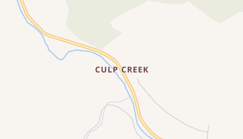 Culp Creek, Oregon map