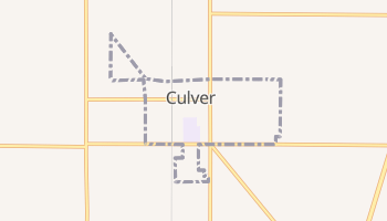 Culver, Oregon map