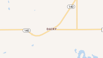 Dairy, Oregon map