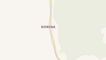 Dorena, Oregon map