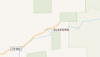 Elkhorn, Oregon map