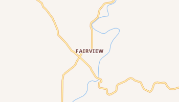 Fairview, Oregon map