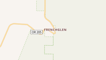 Frenchglen, Oregon map