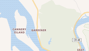 Gardiner, Oregon map
