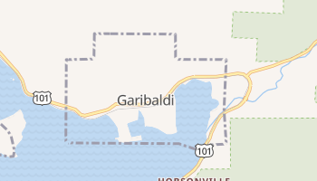 Garibaldi, Oregon map