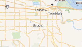 Gresham, Oregon map