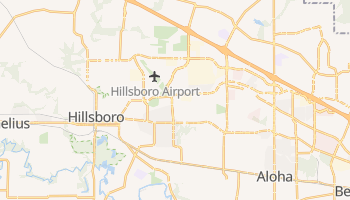 Hillsboro, Oregon map